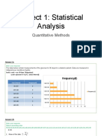 Project 1: Statistical Analysis: Quantitative Methods