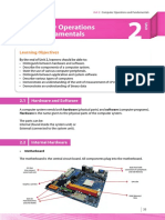 Computer Operations and Fundamentals: Learning Objectives