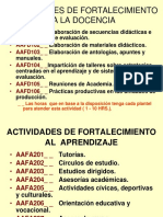 Actividades de Fortalecimiento Al Aprendizaje (DGETA)