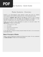 Radar Systems - Quick Guide: Basic Principle of Radar