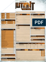 Mutant Year Zero Character Sheet Fillable 1.12