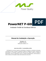 Powernet P-600 G4: Analisador Portátil de Grandezas Elétricas