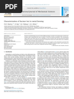 International Journal of Mechanical Sciences: P.A.F. Martins, N. Bay, A.E. Tekkaya, A.G. Atkins