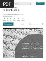 Formar El Oído