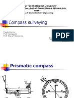 Compass Surveying: Gujarat Technological University