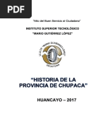 Historia de La Provincia de Chupaca Originalpdf