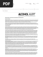 Alcohol and Tolerance - Alcohol Alert 95