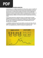 Temperatura de Mezcla Asfaltica