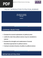 POL101 - Lecture 1 - KNHH