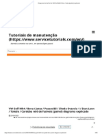 Diagrama de Fusível Do VW Golf Mk4 - Bora - Jetta (Painel) Explicado