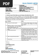 Bajaj Finance Limited: Sr. No. Particulars Details