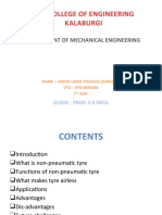 Non Pneuumatic Tyres Seminar