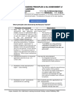 Learning Episode 2: GUIDING PRINCIPLES in The ASSESSMENT of