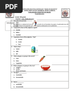 Cuestionario 9no (Inglés)