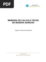 Memoria de Calculo Quincho Liso