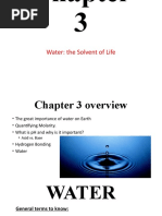 Water: The Solvent of Life