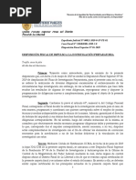 (Caso #02-2019) IMPULSO INVESTIGACIÓN PREPARATORIA DISPOSICIÓN #05-2019