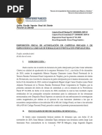 (Caso #82-2019) ARCHIVO LIMINAR DISPOSICIÓN #01-2020 PREVARICATO ABUSO