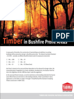 In Bushfire Prone Areas: Timber