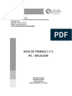 Hoja de Trabajo 1 y 2 Economia Monetaria