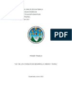 Ley de Los Consejos de Desarrollo Urbano y Rural Equipo 4