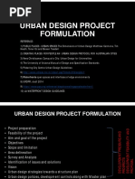 7.urban Design Project Formulation