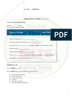 Ielts Reading and Listening Test