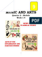 Music and Arts: Quarter 2 - Module Week 1-4