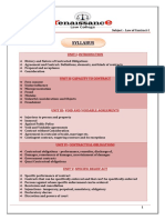 Law of Contract I PDF