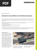 Encoders For Linear Motors in The Electronics Industry: Technical Information