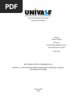 Relatório de Física Experimental - Experimento 2 - Link Do Vídeo No Relatório