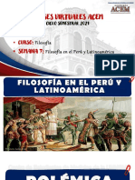 Semana 7 - Filosofía en El Perú y Latinoamérica