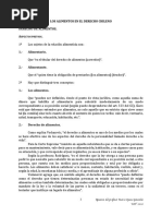 Apunte Alimentos en El Derecho Chileno