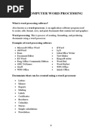 Topic 4-Computer Word Processing