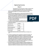 Engineering Economy Sheet 2