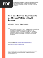 Terapias Breves: La Propuesta de Michael White y David Epston