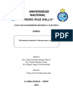 Sistema Armónico Simple Masa-Resorte