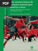 Libro Digital - 2011 Una Canasta Basica de Consumo Cultural para America Latina