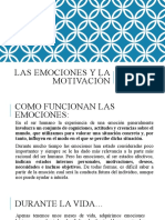 Emociones y Motivacion