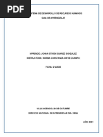 Subsistema de Desarrollo de Recursos Humanos y Sus Conceptos Johan Suarez