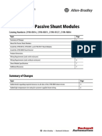 Kinetix 5700 Passive Shunt Modules: Installation Instructions