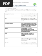 (GR) Devices Writers Use To Create Effects