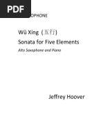 Wǔ Xíng (五行) Sonata for Five Elements: Alto Saxophone