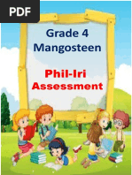 Grade 4 Phili Iri Assessment