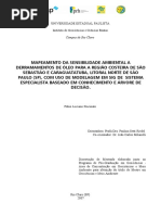 Mapeamento Da Sensibilidade Ambiental