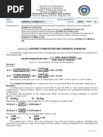 General Chemistry 1 Week 3 Activity Sheets