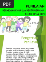 Penilaian Perkembangan Dan Pertumbuhan Anak Usia Dini