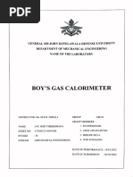 Boy's Gas Calorimeter 6104