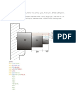 g90g20g77 Turning Cycle