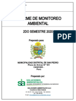 Informe de Monitoreo Ambiental S.A.